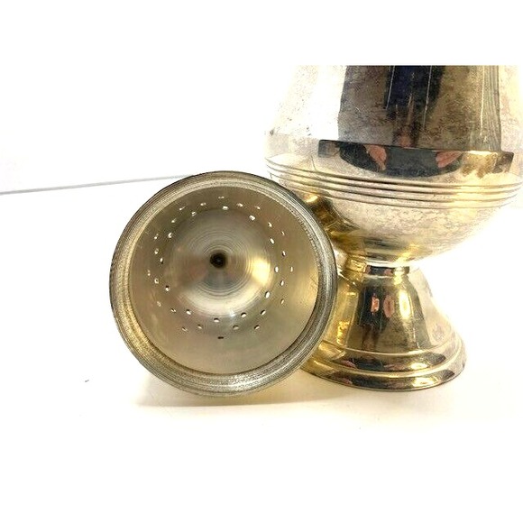 Large Vintage 8 1/4" Tall Victorian Silver Plated Sugar Shaker in Good Condition - Picture 3 of 8